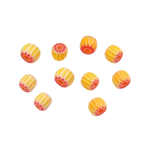 10pcs Harzkürbisperlen Schmuck Herstellung Von Perlen Hängen Accessoires Perfekt Für Handgefertigte Schmuck Und Modeaccessoires von MHADBKH