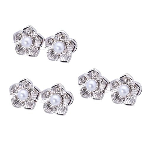 3 Set Jeansknöpfe Pin Verstellbare Taille Schnalle Verschluss Set Taille Straffung Pin für lose Hosen und Röcke Metallknopf Kleidung Knopf von MHADBKH