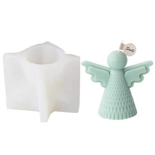 3D-Silikonform, glatt, festliches Thema, Kerzenform, Epoxidharz-Formen für Ornamente, Formen 3D-Silikonform, glatt, festliches Thema, Kerzenform, Epoxidharz-Formen für Ornamente, Formen von MHADBKH