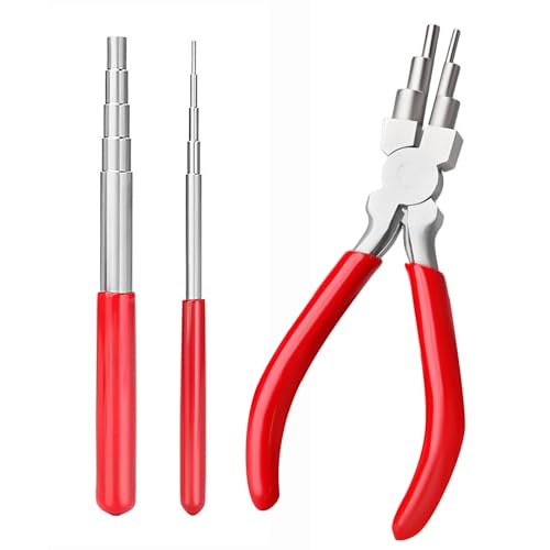 3pcs Praktische Schmuckwickelformzange Multifunktionale Drahtverpackungsstangen Praktische Feste Sechs Abschnitt Drahtstock von MHADBKH