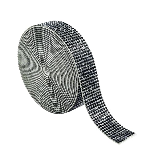4,5 m selbstklebendes Strassband, glitzernde Strasssteine, 13 mm, Kristallrolle für Bastelarbeiten, Hochzeitstortendekoration, Festival-Dekoration, Zubehör von MHADBKH