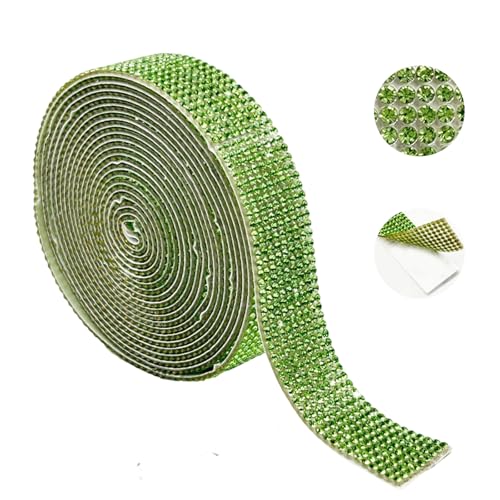 4,5 m selbstklebendes Strassband, glitzernde Strasssteine, 13 mm, Kristallrolle für Bastelarbeiten, Hochzeitstortendekoration, Festival-Dekoration, Zubehör von MHADBKH