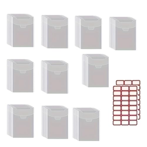 50 Stück Stanz- und Stempelaufbewahrungstaschen, transparente Umschläge, Taschen für Stanzformen, Scrapbooking 50 Stück Stanz- und Stempelaufbewahrungstaschen, transparente Umschläge, Taschen für Stanzformen, Scrapbooking von MHADBKH