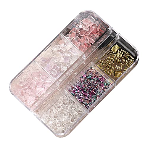 6 Gitter bunte Strasssteine, Diamanten, Kunst-Strasssteine, Nieten, Kunstdekorationen, Zubehör von MHADBKH