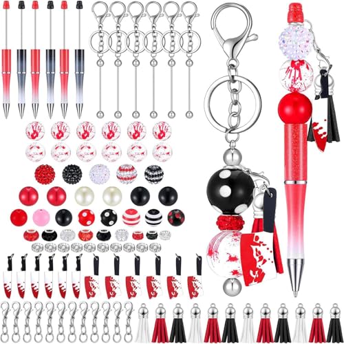86pcs Perlenstift Perlenschlüsselketten Set Mit Hummerverschluss Quasten Für Kindergeburtstag Weihnachten Halloween Geschenk 86pcs Perlenstift Perlenschlüsselketten Set Mit Hummerverschluss Quasten Für Kindergeburtstag Weihnachten Halloween Geschenk von MHADBKH