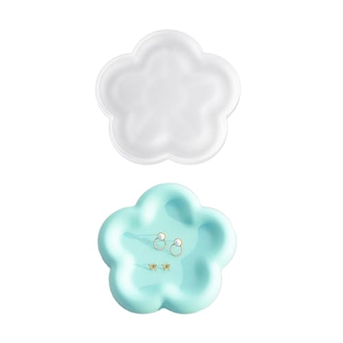 Ablageschale, Tassen-Pad-Formen, Epoxidharz-Formen, Blumenform, Silikon, für Handarbeit, Kunstharz Ablageschale, Tassen-Pad-Formen, Epoxidharz-Formen, Blumenform, Silikon, für Handarbeit, Kunstharz von MHADBKH