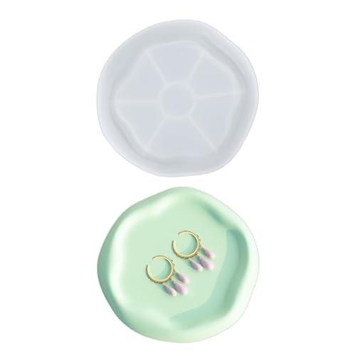 Ablageschale, Tassen-Pad-Formen, Epoxidharz-Formen, Blumenform, Silikon, für Handarbeit, Kunstharz Ablageschale, Tassen-Pad-Formen, Epoxidharz-Formen, Blumenform, Silikon, für Handarbeit, Kunstharz von MHADBKH