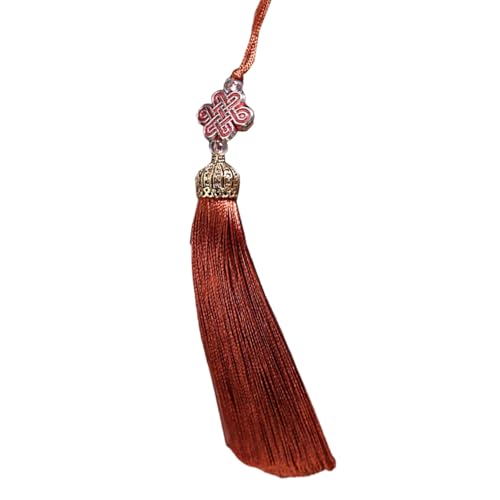Chinesischer Knoten-Quasten-Anhänger, handgefertigt, Polyester, chinesische Quasten, ideal für Heimdekoration und Festival-Ornament Chinesischer Knoten-Quasten-Anhänger, handgefertigt, Polyester, chinesische Quasten, ideal für Heimdekoration und Festival-Ornament von MHADBKH