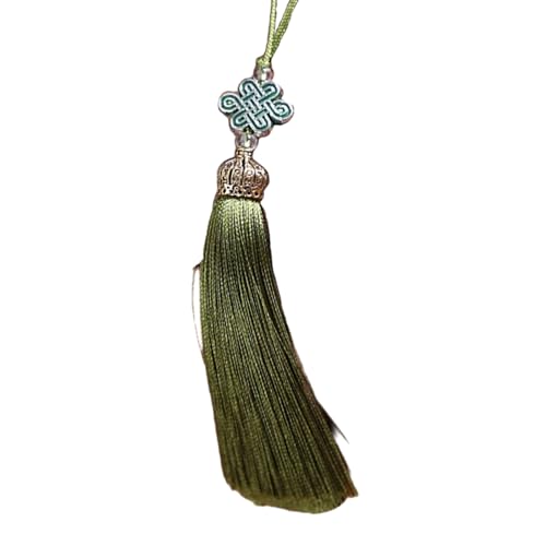 Chinesischer Knoten-Quasten-Anhänger, handgefertigt, Polyester, chinesische Quasten, ideal für Heimdekoration und Festival-Ornament von MHADBKH