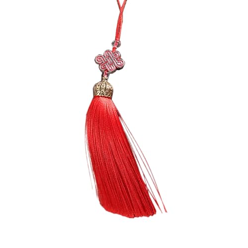 Chinesischer Knoten-Quasten-Anhänger, handgefertigt, Polyester, chinesische Quasten, ideal für Heimdekoration und Festival-Ornament Chinesischer Knoten-Quasten-Anhänger, handgefertigt, Polyester, chinesische Quasten, ideal für Heimdekoration und Festival-Ornament von MHADBKH