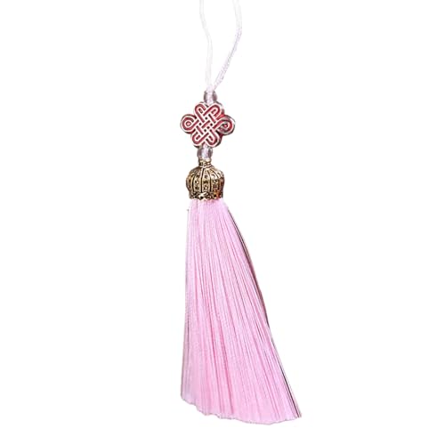Chinesischer Knoten-Quasten-Anhänger, handgefertigt, Polyester, chinesische Quasten, ideal für Heimdekoration und Festival-Ornament Chinesischer Knoten-Quasten-Anhänger, handgefertigt, Polyester, chinesische Quasten, ideal für Heimdekoration und Festival-Ornament von MHADBKH