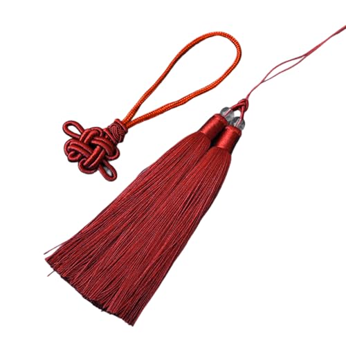 Eleganter zweifarbiger chinesischer Knoten-Quasten-Ornament für Haus und Auto, Dekoration, traditioneller Glücks-Fransen-Anhänger Eleganter zweifarbiger chinesischer Knoten-Quasten-Ornament für Haus und Auto, Dekoration, traditioneller Glücks-Fransen-Anhänger von MHADBKH