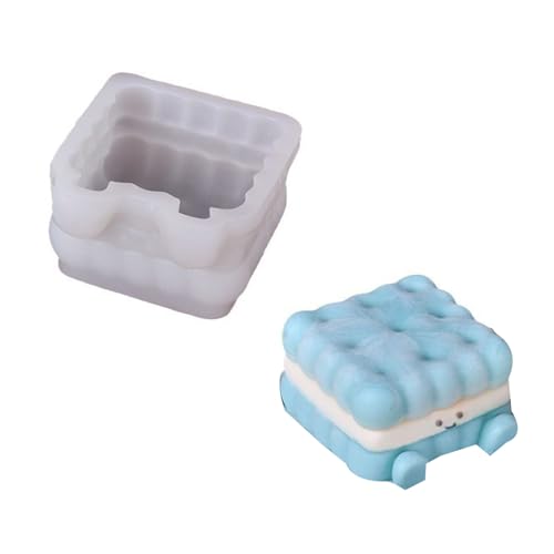 Fondant Schokoladenformen Quadratische Würfel Silikonformen Mousses Kuchen Dekoration Werkzeug Kerzenseife Schimmel von MHADBKH