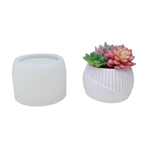 Handgefertigte Silikon-Blumentopf-Formen, Betonform, Epoxidharz-Formen für Kerzen, Stifthalter von MHADBKH