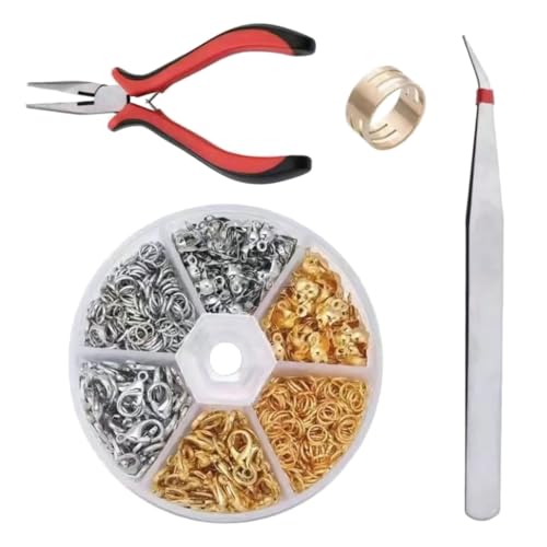 Komplettes Schmuckherstellung mit Zange, praktisches Schmuckzubehör-Set, Halskette, Armband, Bastelbedarf Komplettes Schmuckherstellung mit Zange, praktisches Schmuckzubehör-Set, Halskette, Armband, Bastelbedarf von MHADBKH
