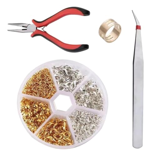 Komplettes Schmuckherstellung mit Zange, praktisches Schmuckzubehör-Set, Halskette, Armband, Bastelbedarf Komplettes Schmuckherstellung mit Zange, praktisches Schmuckzubehör-Set, Halskette, Armband, Bastelbedarf von MHADBKH