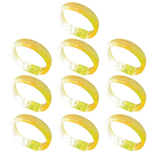 MHADBKH 10pcs/Pack LED Light Armbänder Schmücken Farbenfrohe Licht Aus Die Armbänder Accessoire Fashion Party Tragbar Machen von MHADBKH