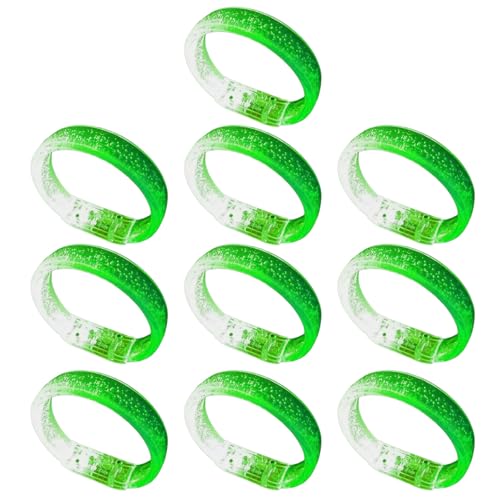 MHADBKH 10pcs/Pack LED Light Armbänder Schmücken Farbenfrohe Licht Aus Die Armbänder Accessoire Fashion Party Tragbar Machen von MHADBKH