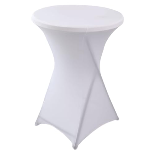 MHADBKH 1pc Elastics Runde Tisch Spandex Tischtuch Stretch Hotel Party Cocktail Tischdecke MHADBKH 1pc Elastics Runde Tisch Spandex Tischtuch Stretch Hotel Party Cocktail Tischdecke von MHADBKH