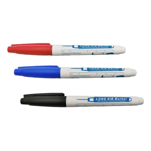 MHADBKH 3pcs Hole Carpenter Marker 30 Mm Langer Tipper Carpenter Marker Holzbearbeitungsmarkwerkzeug MHADBKH 3pcs Hole Carpenter Marker 30 Mm Langer Tipper Carpenter Marker Holzbearbeitungsmarkwerkzeug von MHADBKH
