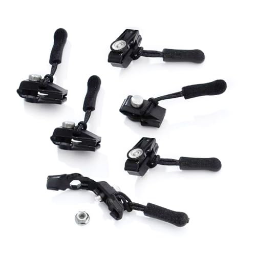 MHADBKH 6/12pcs Schnell Reißverschluss Fixierer Einstellbare Reißverschlüsse Reparaturwerkzeug Einfache Installation Von Reißverschleißerersatzen Für Gepäckbeutel Mit Störsälen von MHADBKH