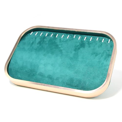 MHADBKH Elegante Samt-Schmuckaufbewahrung, Anhängerhalter, elegante Schmuckschatulle, stapelbar, Vitrine für Halskette MHADBKH Elegante Samt-Schmuckaufbewahrung, Anhängerhalter, elegante Schmuckschatulle, stapelbar, Vitrine für Halskette von MHADBKH