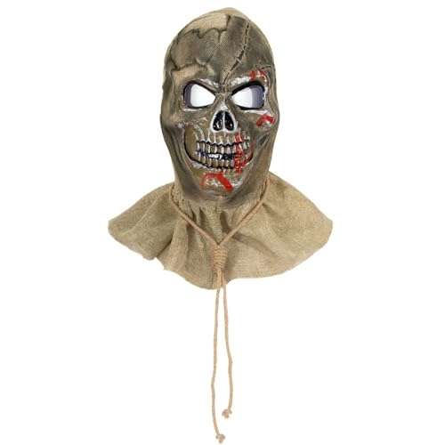 MHADBKH Gruseliger Vollkopf-Schädel Halloween Cosplay Horrific Full Face Helme Kostüm Requisiten für Karneval Party Halloween Gruselhelme MHADBKH Gruseliger Vollkopf-Schädel Halloween Cosplay Horrific Full Face Helme Kostüm Requisiten für Karneval Party Halloween Gruselhelme von MHADBKH