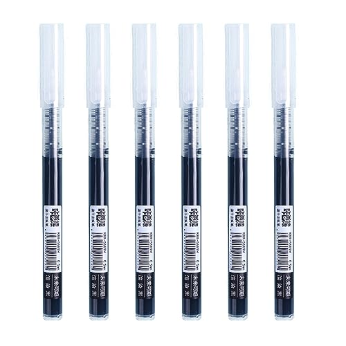 MHADBKH Kugelschreiber, feine Spitze, 0,5 mm feine Spitze, Gelflüssigkeit, Roll-Kugelschreiber für Büro, 6 Stück MHADBKH Kugelschreiber, feine Spitze, 0,5 mm feine Spitze, Gelflüssigkeit, Roll-Kugelschreiber für Büro, 6 Stück von MHADBKH