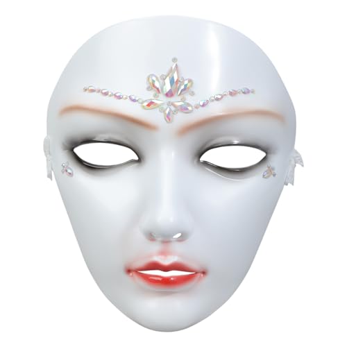 MHADBKH Mechanische Vollgesichtsmaskerade für Erwachsene, Party, Cosplay, Ästhetik, für Halloween, Weihnachtsfeier, mechanisches Vollgesicht von MHADBKH