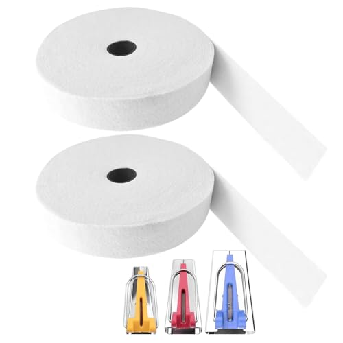 MHADBKH Nadelgestanzte Baumwollwatte für geflochtene Teppiche, Geldbörsen, Steppdecken, Teppiche und Polsterprojekte, 5,4 cm x 70 m, 2 Stück MHADBKH Nadelgestanzte Baumwollwatte für geflochtene Teppiche, Geldbörsen, Steppdecken, Teppiche und Polsterprojekte, 5,4 cm x 70 m, 2 Stück von MHADBKH