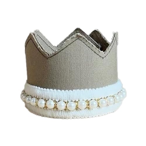 MHADBKH Perle Crown Fotografie Requisiten Krone Kinder Fotoshooting Accessoires Geburtstagsfeier Kronenstück Kopfbedeckung von MHADBKH