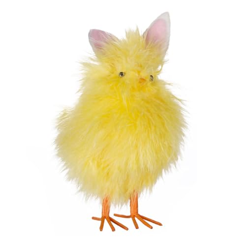 MHADBKH Schönes Oster-Huhn-Ornament, kleines gelbes Huhn, Dekoration, Oster-Partyzubehör für Familie, Tischdekoration, Heimdekoration von MHADBKH