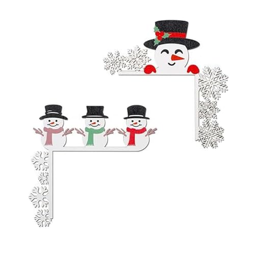 MHADBKH Stilvolle Tür-Eckschild-Dekoration, Schrankknauf-Abdeckungen, Türrahmen-Topper, Fensterzubehör, Party-Ornament, 2 Stück von MHADBKH