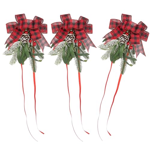 MHADBKH Weihnachtsstuhl-Rückenlehne, Blumendekoration, Weihnachtsfest, Stuhlrückseite, Blumendekoration zur Verbesserung der Party-Umgebung MHADBKH Weihnachtsstuhl-Rückenlehne, Blumendekoration, Weihnachtsfest, Stuhlrückseite, Blumendekoration zur Verbesserung der Party-Umgebung von MHADBKH