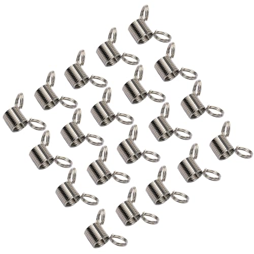 Perlen-Stopper-Set, glatte Perlenhelfer, Schmuckherstellung, Federendverschlüsse für Bastler, 20 Stück von MHADBKH