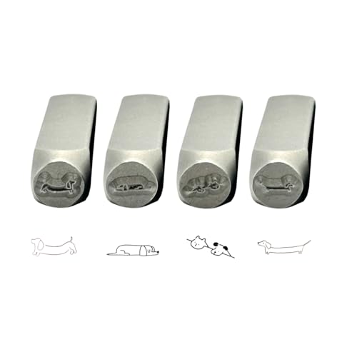 Praktische Metallstempel Vielseitige Hundeform Metall Stempelwerkzeuge Zum Anpassen Von Schmuck Und Accessoires von MHADBKH
