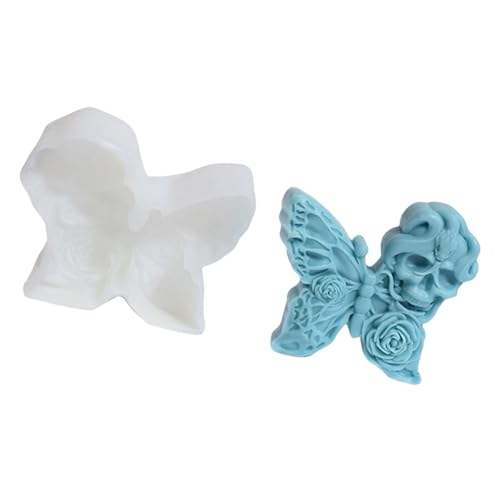 Schädel Snak Schmetterling Silikon Kerzenform Seife Makingformen Für Epoxidharz Kerze Schokolade Fondant Silikonform Kerzenherstellung von MHADBKH