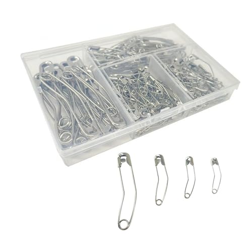 Set mit 160 gebogenen Stecknadeln aus Edelstahl, für Quilten, Basting, in Box, Schreibwarenzubehör Set mit 160 gebogenen Stecknadeln aus Edelstahl, für Quilten, Basting, in Box, Schreibwarenzubehör von MHADBKH