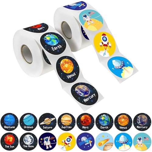 Astronaut Aufkleber,Belohnungsaufkleber 1000 Stücke Bastelarbeiten Sticker Cartoon Aufkleber Party Dekorative Rolle Aufkleber Handarbeit Selbstklebende Label für Kinder Party Favors Geschenken Astronaut Aufkleber,Belohnungsaufkleber 1000 Stücke Bastelarbeiten Sticker Cartoon Aufkleber Party Dekorative Rolle Aufkleber Handarbeit Selbstklebende Label für Kinder Party Favors Geschenken von MHDAMAI