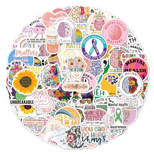 Inspirierende Zitate-Aufkleber,Schöne Ansprechende Motivationsaufkleber 100 Stück Wasserdichte Vinyl Sticker für Jugendliche und Erwachsene für Laptop,Wasserflaschen,Scrapbooking,Mappen von MHDAMAI