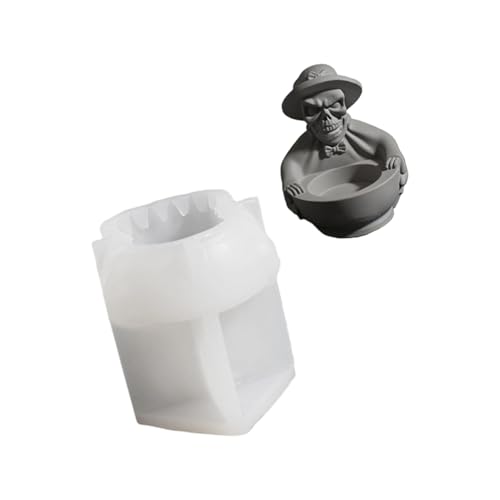 Silikonform mit Totenkopf-Hexen-Motiv, einfaches Entformen für Kerzenhalter, Halloween-Party-Dekoration, Epoxidharz, Projekt, Totenkopf-Silikonformen für Harz Silikonform mit Totenkopf-Hexen-Motiv, einfaches Entformen für Kerzenhalter, Halloween-Party-Dekoration, Epoxidharz, Projekt, Totenkopf-Silikonformen für Harz von MIADOSHINSE