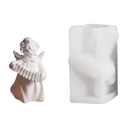 Silikonform mit geflügeltem Engel, flexibel, antihaftbeschichtet, geflügeltes Design mit Weihnachtsmotiv, Mehrzweck-Bastelform zum Herstellen von Harzguss, geeignet für Harz-Künstler Silikonform mit geflügeltem Engel, flexibel, antihaftbeschichtet, geflügeltes Design mit Weihnachtsmotiv, Mehrzweck-Bastelform zum Herstellen von Harzguss, geeignet für Harz-Künstler von MIADOSHINSE