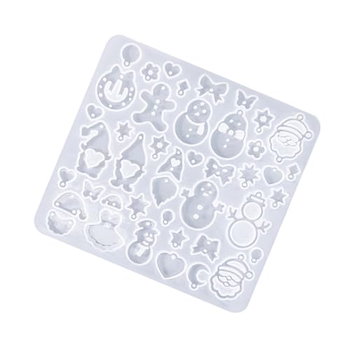 Weihnachts-Ohrring-Formen-Set, unregelmäßig geformte Ohrringe, Silikonform für Epoxidharz, baumelnde Tropfen-Schmuckformen, Herstellung von Weihnachts-Ohrring-Formen Weihnachts-Ohrring-Formen-Set, unregelmäßig geformte Ohrringe, Silikonform für Epoxidharz, baumelnde Tropfen-Schmuckformen, Herstellung von Weihnachts-Ohrring-Formen von MIADOSHINSE