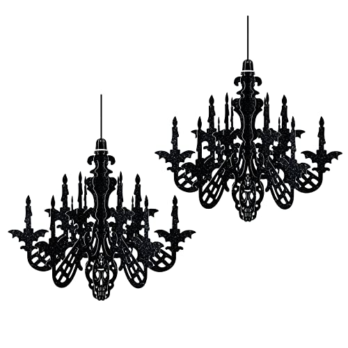 MIAHART 2 Stück Halloween Spukhaus Hängende Dekoration 35,6 cm Glitzer Kronleuchter Wirbel Decke Dekor Set MIAHART 2 Stück Halloween Spukhaus Hängende Dekoration 35,6 cm Glitzer Kronleuchter Wirbel Decke Dekor Set von MIAHART