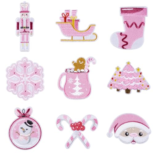 9 Rosa Weihnachten Eisen Patches Netter Nussknacker Weihnachtsmann Nähen Stickerei Aufkleber Frohe Weihnachten DIY Handwerk Kleidung Rucksack Hut Geschenke 9 Rosa Weihnachten Eisen Patches Netter Nussknacker Weihnachtsmann Nähen Stickerei Aufkleber Frohe Weihnachten DIY Handwerk Kleidung Rucksack Hut Geschenke von MIANRUII