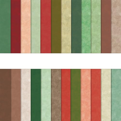 MIATTCLD Scrapbook-Papier, Winter-Muster, für Scrapbooking, 24 Blatt, doppelseitig, bunt, Urlaub, dekoratives Bastelpapier für Junk-Tagebücher, Grußkarten, Dekoration (D, 30,5 x 30,5 cm) von MIATTCLD