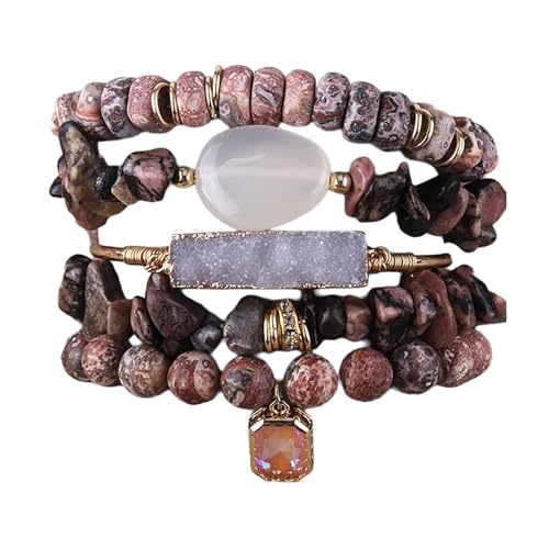 MICFENY Armband aus Naturstein, verstellbar, Perlen, verbessert Frieden und Disziplin für anspruchsvolles Outfit MICFENY Armband aus Naturstein, verstellbar, Perlen, verbessert Frieden und Disziplin für anspruchsvolles Outfit von MICFENY