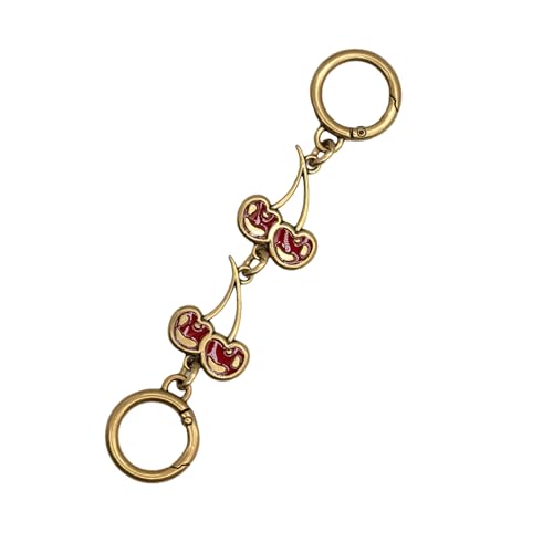 MICFENY Cherries Geldbörsen-Verlängerungskette für stilvolle Taschenaufwertung und Ersatz, verstellbarer Handtaschengurt MICFENY Cherries Geldbörsen-Verlängerungskette für stilvolle Taschenaufwertung und Ersatz, verstellbarer Handtaschengurt von MICFENY