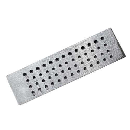 MICFENY Drahtziehplatte, Karbonstahl, Drahtformwerkzeug, Schmuckherstellung, Draht, Zeichenwerkzeug, Basteldraht, Werkzeug für Schmuck MICFENY Drahtziehplatte, Karbonstahl, Drahtformwerkzeug, Schmuckherstellung, Draht, Zeichenwerkzeug, Basteldraht, Werkzeug für Schmuck von MICFENY