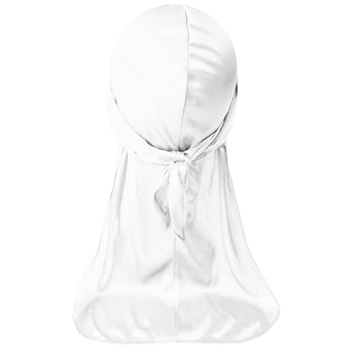 MICFENY Durag-Hut für Herren, langer Schwanz, bequem, schnell trocknend, Piratenhut für Zöpfe, Dreadlocks, Managementkleidung MICFENY Durag-Hut für Herren, langer Schwanz, bequem, schnell trocknend, Piratenhut für Zöpfe, Dreadlocks, Managementkleidung von MICFENY